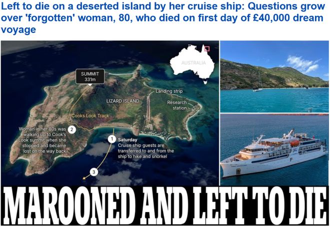 80岁大妈花4万英镑抱团豪华游艇行第一天就遇难了！？被滞留荒